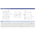 ESP CX-SD-Serie dünne Ölhydraulikzylinder